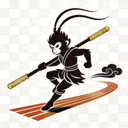悟空体育官方品牌logo，橙色火焰与体育竞技融合标志